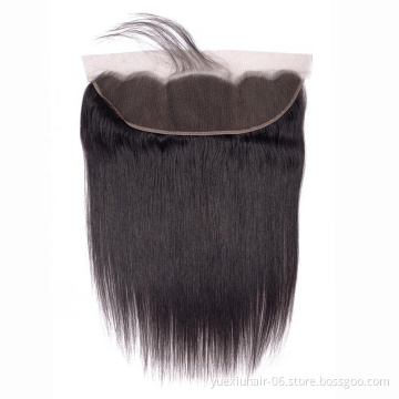 YueXiu 100% Human Hair Ear To Ear Swiss Silk Base 13*4 Lace Frontal